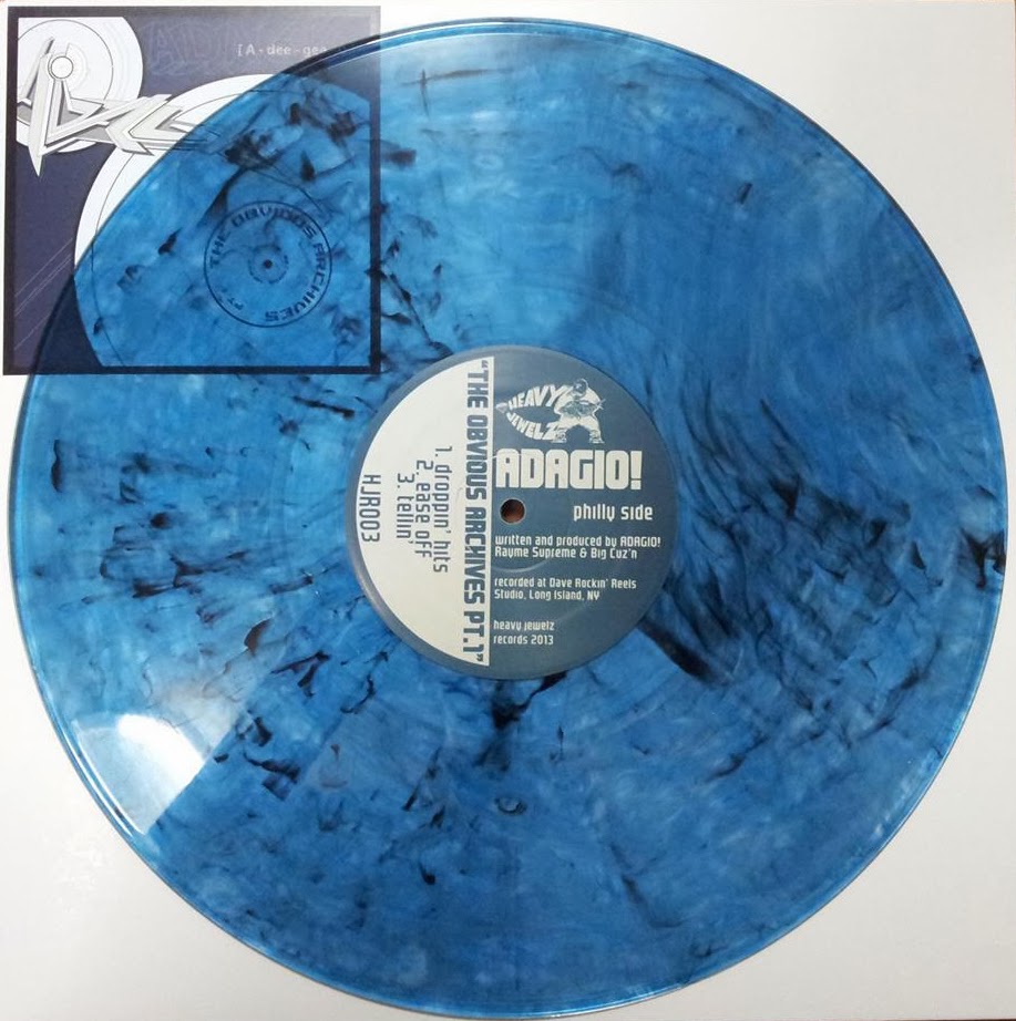 Adagio! blue vinyl 2014 Heavy Jewelz