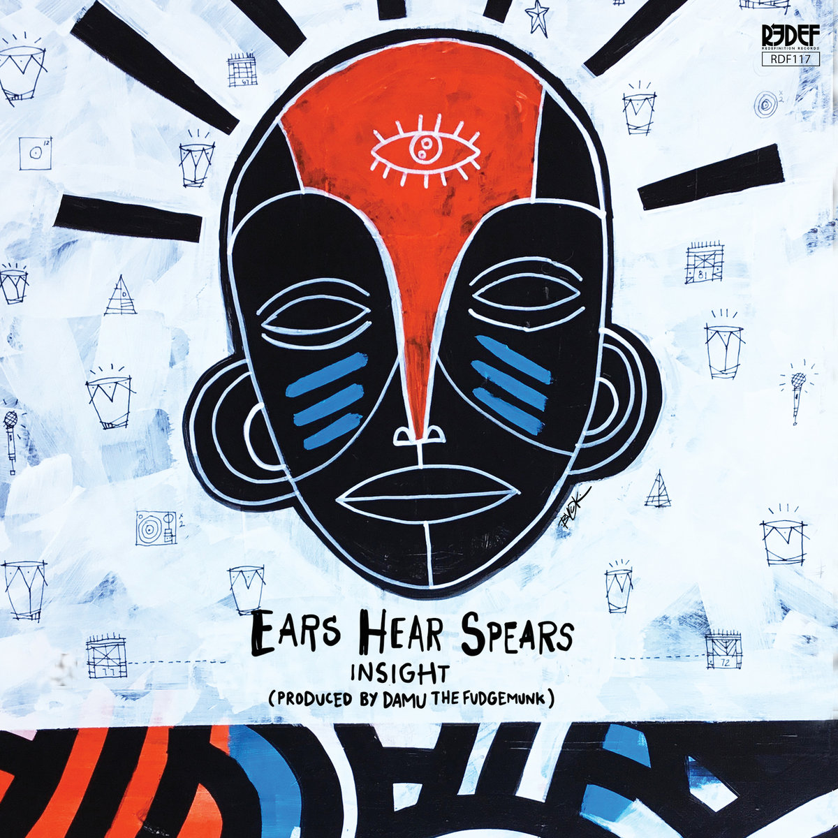 Damu The Fudgemunk & Insight are back with Ears Hear Spears (White